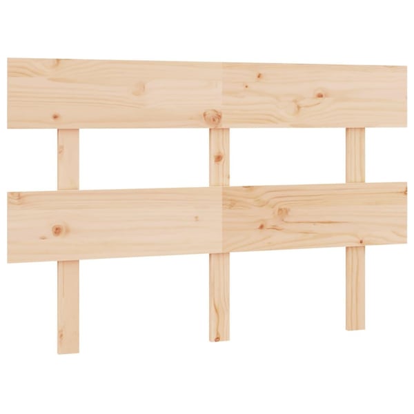 vidaXL Sengegavl 144x3x81 cm heltre furu