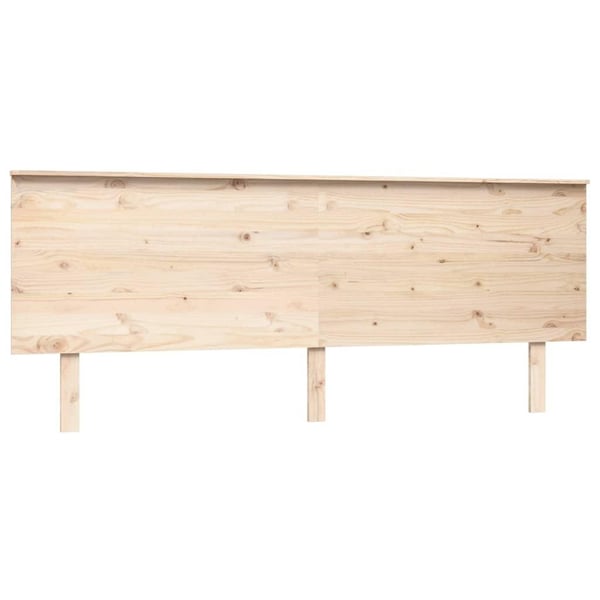 vidaXL Sengegavl 204x6x82,5 cm heltre furu