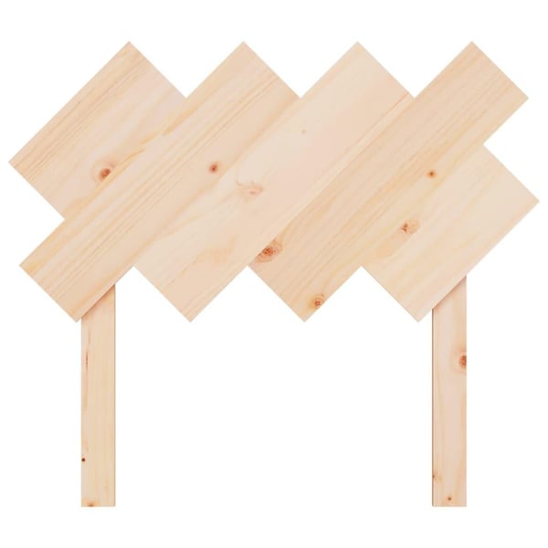 vidaXL Sengegavl 92x3x81 cm heltre furu