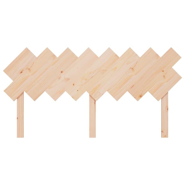 vidaXL Sengegavl 159,5x3x80,5 cm heltre furu