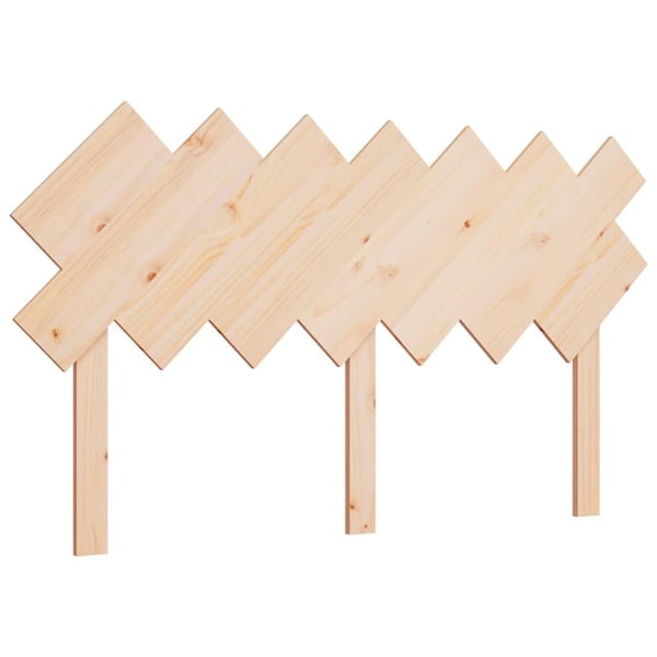 vidaXL Sengegavl 151,5x3x81 cm heltre furu