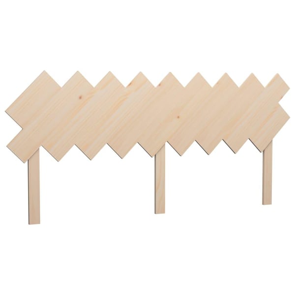vidaXL Sengegavl 178x3x80,5 cm heltre furu