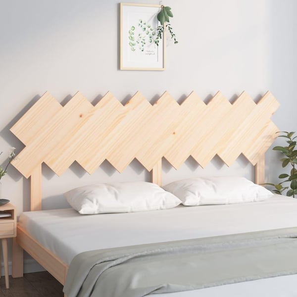 vidaXL Sengegavl 178x3x80,5 cm heltre furu
