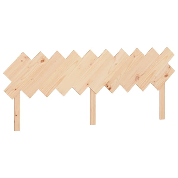 vidaXL Sengegavl 196x3x80,5 cm heltre furu