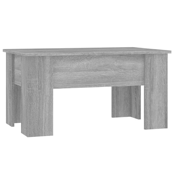 vidaXL Salongbord grå sonoma 79x49x41 cm konstruert tre