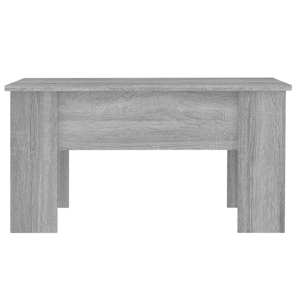 vidaXL Salongbord grå sonoma 79x49x41 cm konstruert tre