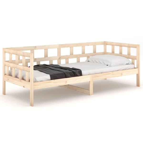 vidaXL Dagseng heltre furu 90x200 cm