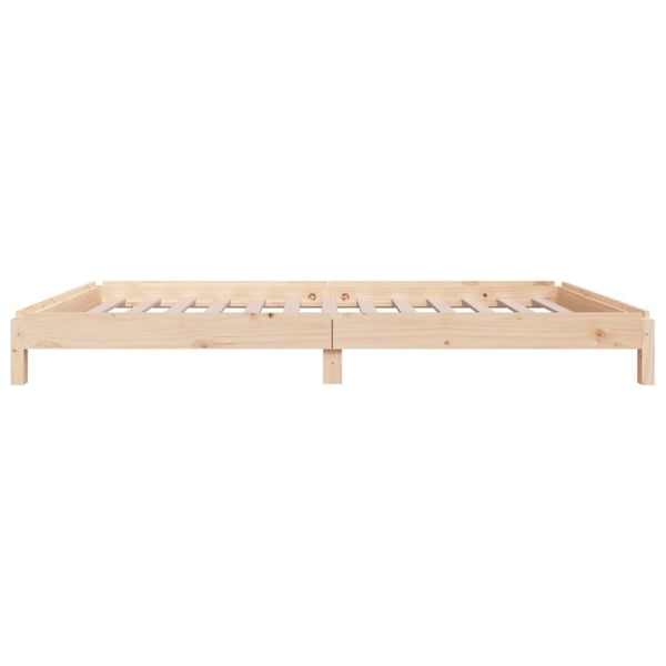 vidaXL Stableseng 90x190 cm heltre furu