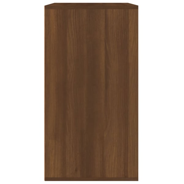 vidaXL Sminkeskap brun eik 80x40x75 cm konstruert tre
