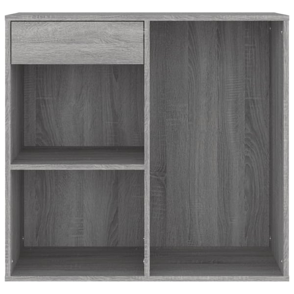 vidaXL Sminkeskap grå sonoma 80x40x75 cm konstruert tre