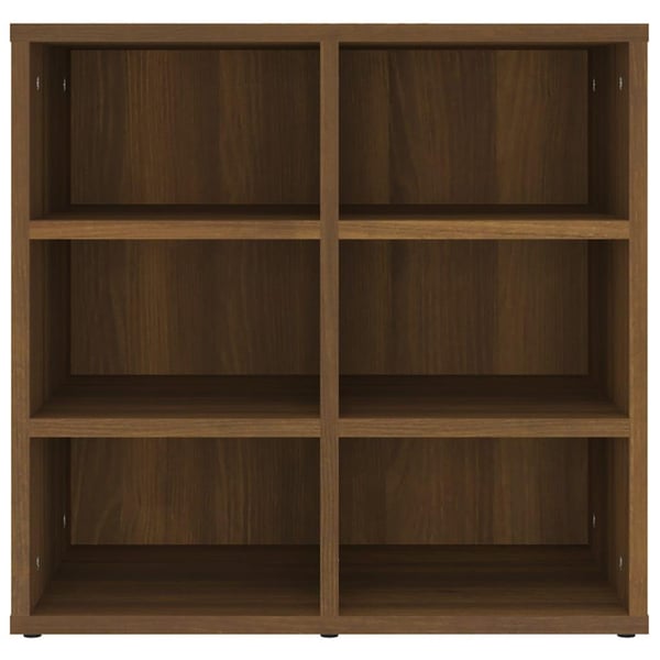 vidaXL Skoskap 2 stk brun eik 52,5x30x50 cm