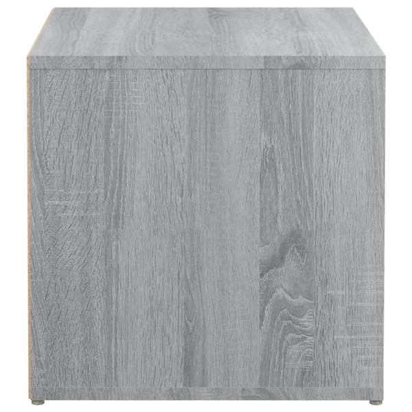 vidaXL Oppbevaringsskap grå sonoma 40,5x40x40 cm konstruert tre