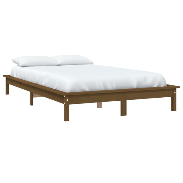 vidaXL Sengeramme honningbrun 180x200 cm heltre furu Super King