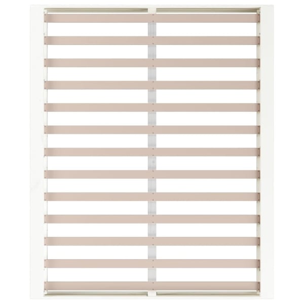 vidaXL sengeramme 180x200 cm Super King massivt træ hvid