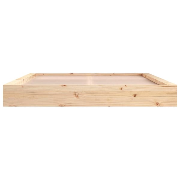 vidaXL Sengeramme 150x200 cm King Size heltre