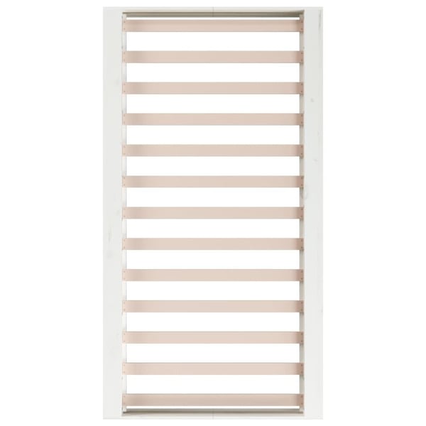 vidaXL Sengeramme hvit 100x200 cm heltre