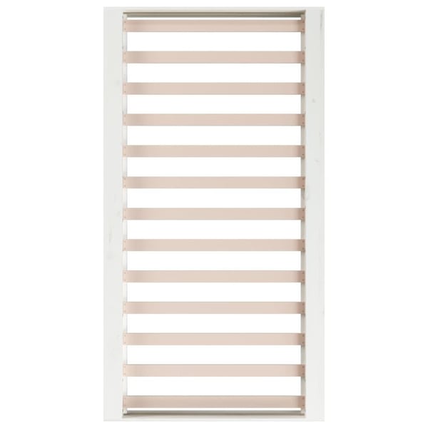 vidaXL Sengeramme hvit 90x190 cm Single heltre