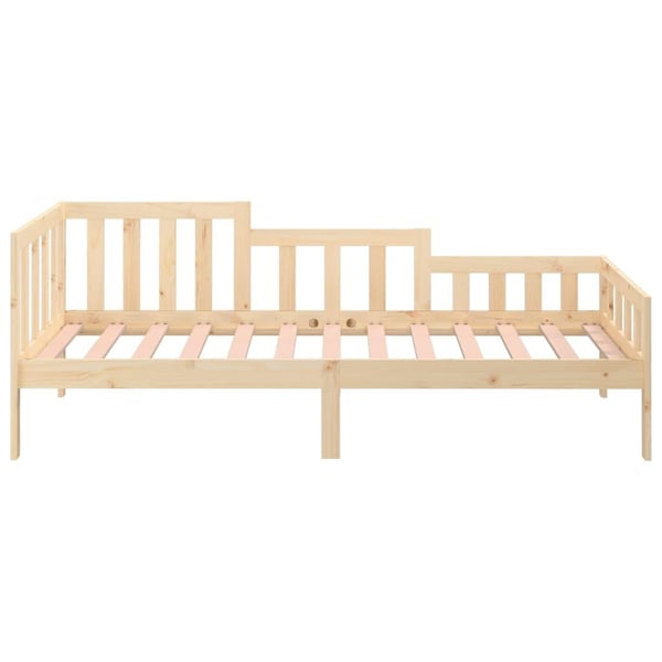 vidaXL Vuodesohva ilman patjaa 90x200 cm täysi mänty
