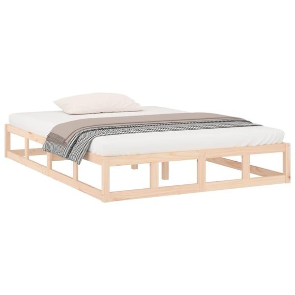 vidaXL Sengeramme 140x200 cm heltre