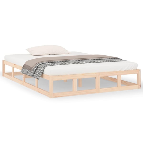 vidaXL Sengeramme 200x200 cm heltre