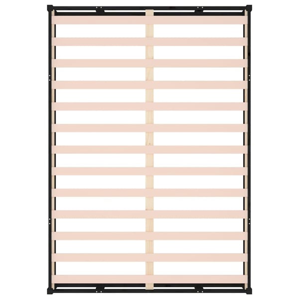 vidaXL Sengeramme svart 180x200 cm Super King heltre