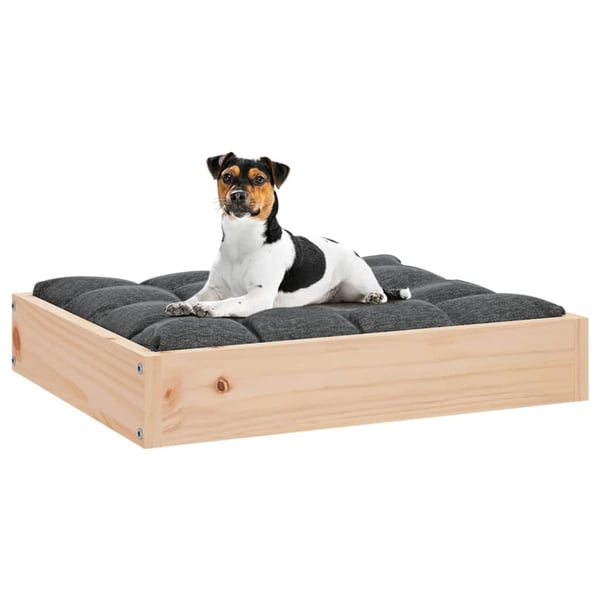 vidaXL Hundeseng 51,5x44x9 cm heltre furu