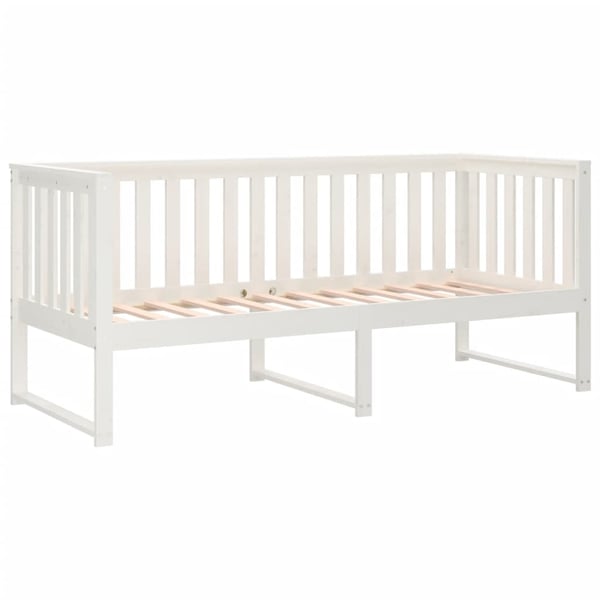 vidaXL daybed 80x200 cm massivt fyrretræ hvid