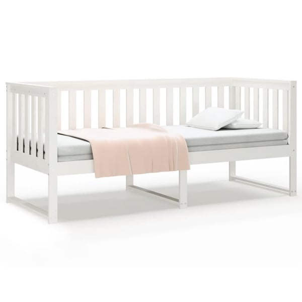 vidaXL daybed 80x200 cm massivt fyrretræ hvid
