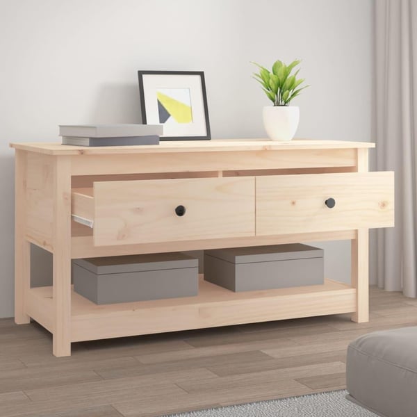 vidaXL Salongbord 102x49x55 cm heltre furu