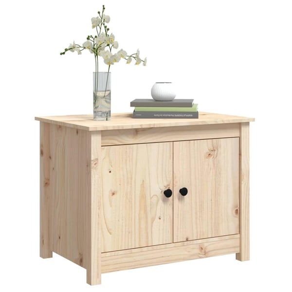 vidaXL Salongbord 71x49x55 cm heltre furu