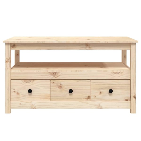 vidaXL sofabord 102x49x55 cm massivt fyrretræ