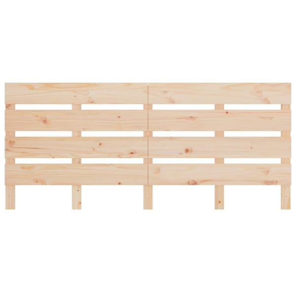 vidaXL Sengegavl 200x3x80 cm heltre furu