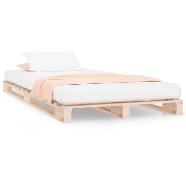 vidaXL Palleseng 100x200 cm heltre furu