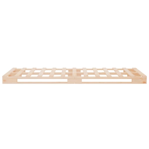 vidaXL Palleseng 90x190 cm heltre furu Single