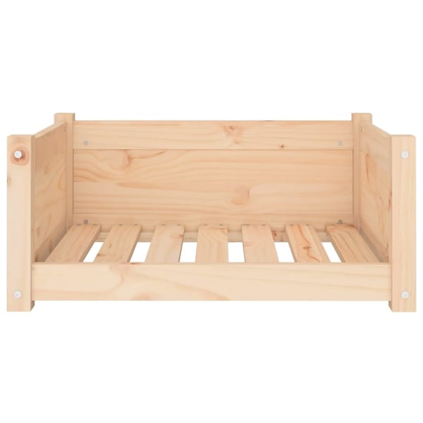 vidaXL hundeseng 65,5x50,5x28 cm massivt fyrretræ