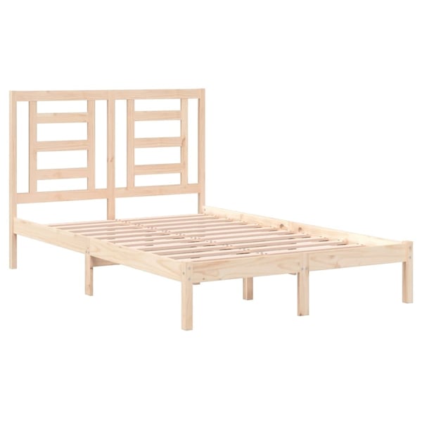 vidaXL Sengeramme uten madrass 120x200 cm heltre furu