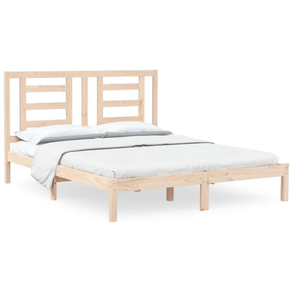 vidaXL Sengeramme uten madrass 160x200 cm heltre furu