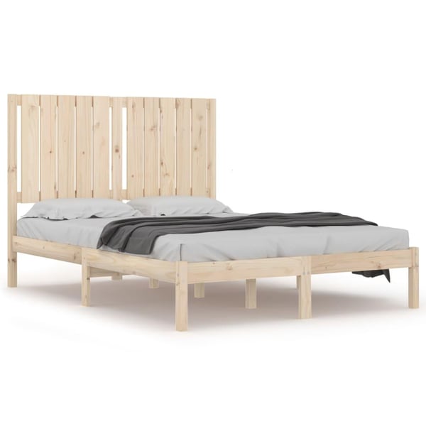 vidaXL Sengeramme heltre 120x190 cm Small Double