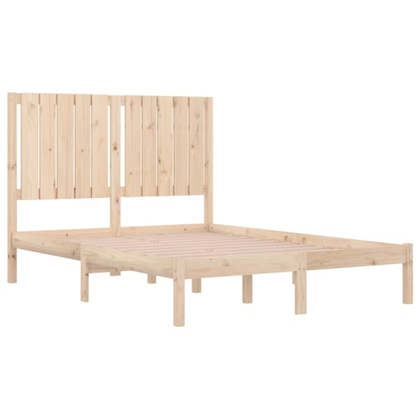 vidaXL Sengeramme uten madrass 120x200 cm heltre furu