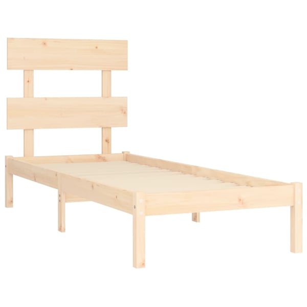 vidaXL Sengeramme heltre 75x190 cm