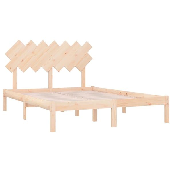 vidaXL Sengeramme 120x200 cm heltre