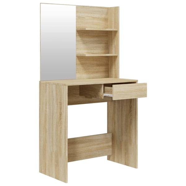 vidaXL konsolbordsæt 74,5x40x141 cm sonoma-eg