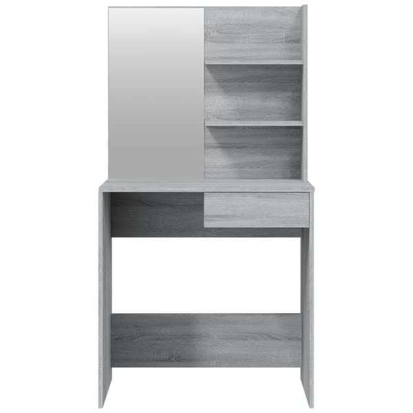 vidaXL konsolbordsæt 74,5x40x141 cm grå sonoma-eg