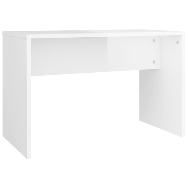 vidaXL konsolbordsæt 86,5x35x136 cm hvid højglans