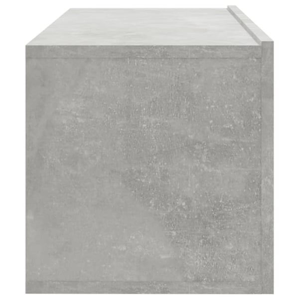 vidaXL TV-seinäkaapit 4 kpl betoninharmaa 100x30x30 cm