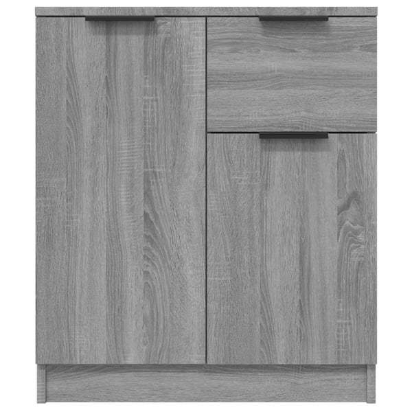 vidaXL Skjenker 2 stk grå sonoma 60x30x70 cm konstruert tre
