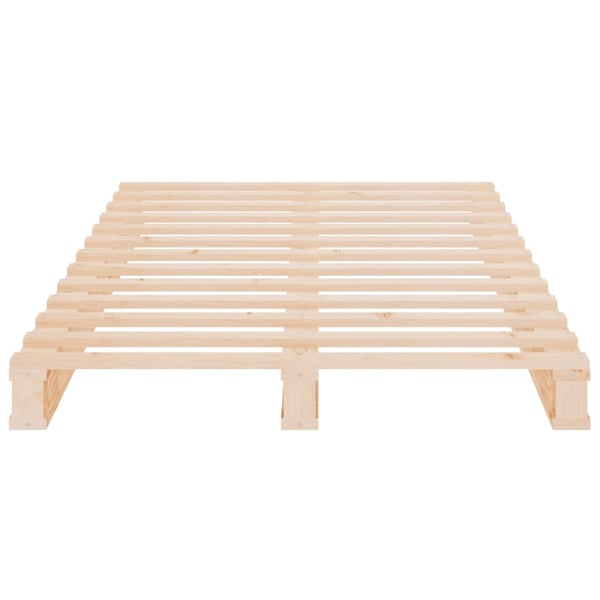 vidaXL Sengeramme uten madrass 90x200 cm heltre furu