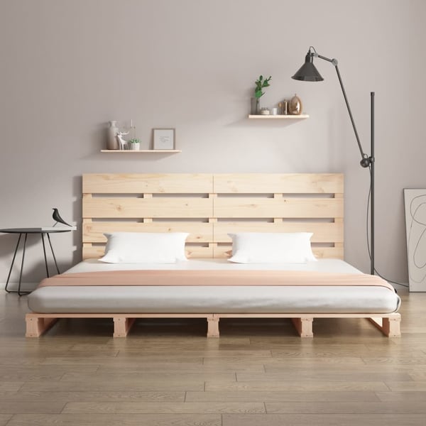 vidaXL Sengeramme uten madrass 140x200 cm heltre furu