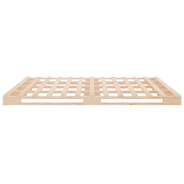 vidaXL Sengeramme uten madrass 140x200 cm heltre furu