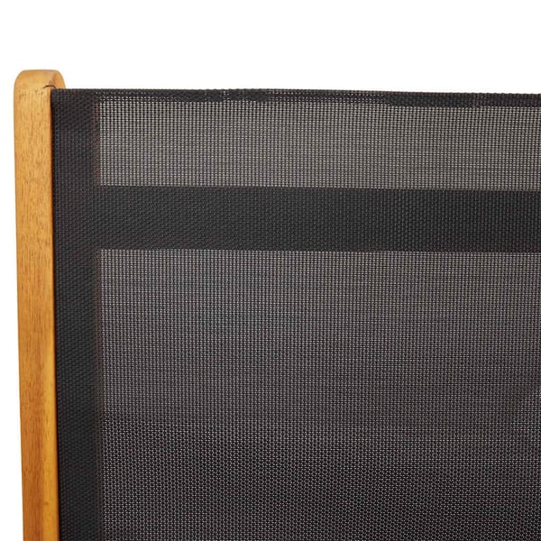 vidaXL foldbare havestole 8 stk. massivt akacietræ og textilene